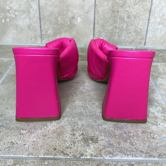 Open Edit Chunky Heeled Mules Size 5 - Picture 7 of 13